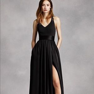 Vera Wang gown with sash